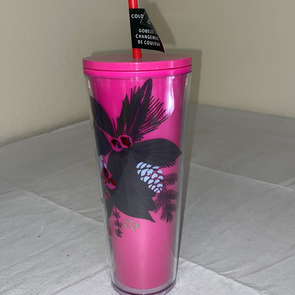 🛑 CLEARANCE New Authentic color changing Starbucks tumbler 24oz - Picture 2 of 3